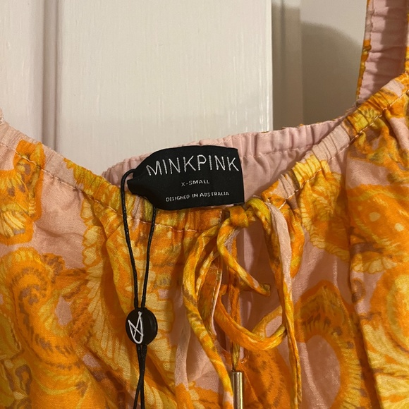 NWT MINKPINK Blaise Paisley Mini Dress Size XS - Picture 3 of 3